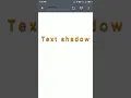 Text Shadow effect