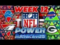 2025 NFL Power Rankings Week 12 Edition