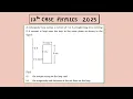 XII Physics 2025 A rectangular loop carries a current of 1 A A straight long wire carrying 2 A