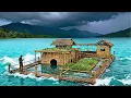 How a Man Builds a Self-Sufficient Floating Village in One Year Alone | by @7Asian