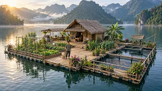 He Left Civilization to Build a Floating Self-Sustaining Island | by @7 Asian