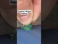 sanding a Nyquil liquicap
