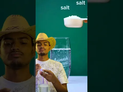 What Happens When You Put A Battery In Salt Water?😳 @AnimeshDares