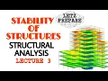 Stability of Structures Structural Analysis Lecture 3 English