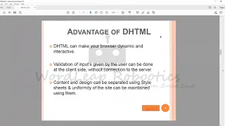 Web Programming HTML DHTML CSS JAVASCRIPT Workshop Day - 2