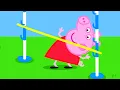 Lagu Peppa Pig Português Brasil | JOGOS DE JARDIM ⚾️ Hábitos Saudáveis | HD | Desenhos Animados
