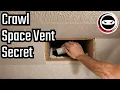 Seal Your Crawl Space Vents for GOOD with This Simple Trick