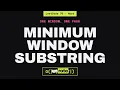 Minimum Window Substring Sliding Window Explained LeetCode 76