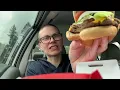 Savory eats - Dairy Queen double cheese deluxe stackburger handsome Charles Leclerc inspired