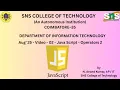 JavaScript - Operators