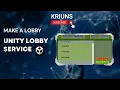 Create Your Own Multiplayer Game Lobby with Unity Lobby Service - A Step-by-Step Guide KRIUNS