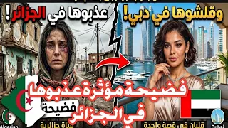 شاهد فيديو فضيحة مؤثرة جزائرية عذ//بوها في الجزائر وقلشوها في الإمارات 😲😲