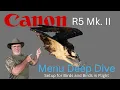 Download Lagu Canon R5 Mk. II Menu Setup for Birds and Birds in Flight Photography