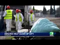 San Joaquin County Jail inmates clean up trash around Stockton