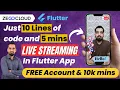 ZEGOCLOUD Live Streaming UIkit in FLUTTER App Just 10 Lines of Code Easy Step by Step Tutorial