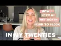 How I grew my net worth from - 15k to 100k so far in my twenties Net worth update Sept 2023