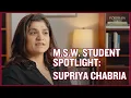 Finding a Career with Meaning Supriya Chabria GSS 25 Fordham MSW
