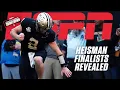 2025 Heisman Trophy Finalists Revealed Monday Night Countdown