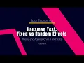 Tutorial 9 - Hausman Test for Fixed vs Random Effects