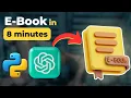 Create eBooks with ChatGPT and Python in under 8 minutes