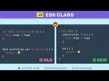 class vs constructor function JavaScript