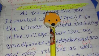 براجراف عن مكان رائع جدا زرته مؤخرا باللغة الإنجليزية 