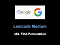 Leetcode 484 Find Permutation stack