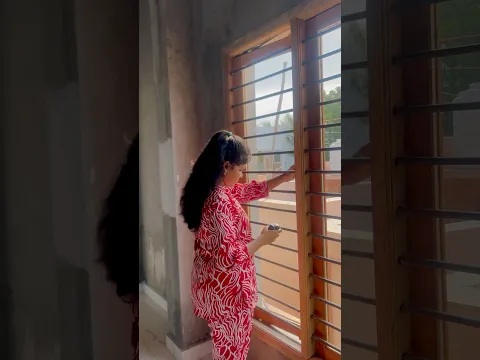 எங்க வீட்டுக்கு புது Window மாட்டியாச்சு 😍#shanmuslife#shorts