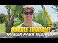Download Lagu Grove Crane vs. Hillside Trailer Park Trees - No Contest!