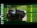 Craftsman LT1000 Drive Belt Replacement