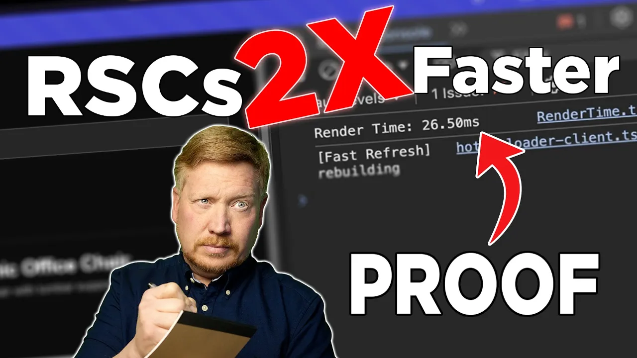 React RSCs: Renderização 2x Mais Rápida