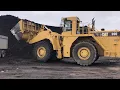 Cat 990 Wheel Loader Loading Coal On Lorries - S.G.M Melidis