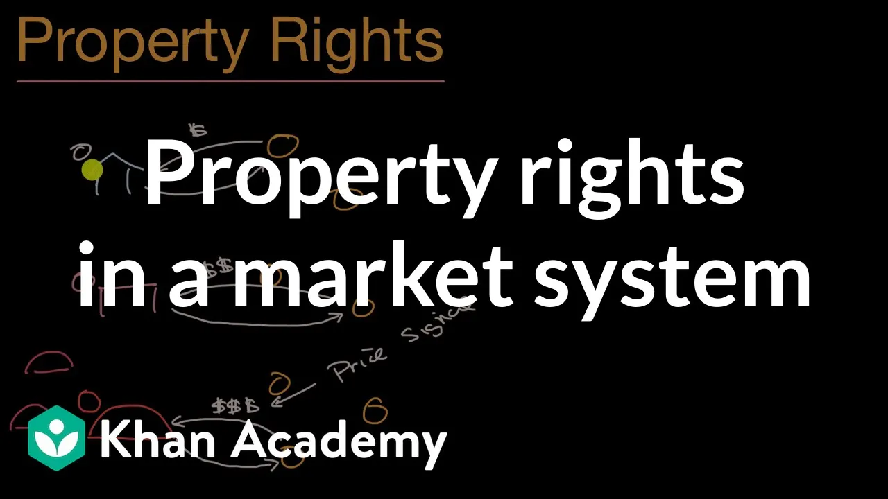 Property rights in a market system | Basic Economic Concepts | AP(R) Microeconomics | Khan Academy