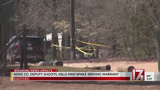 Man dies after he s shot by Hoke County deputy sheriff says
