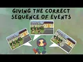 Educational s Grade 3 English Giving the Correct Sequence of Events