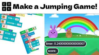 2026 Revamped BEST jumping game in Code org