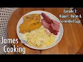 James Tries Cooking Kippers Bacon Scrambled Eggs