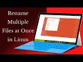 Rename Multiple Files at Once in Linux