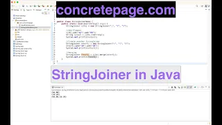 StringJoiner in Java