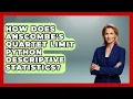 How Does Anscombe s Quartet Limit Python Descriptive Statistics - Python Code School