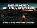 He Paid the Fine Then Filed a Complaint Then They Charged Him Full Deposition