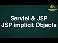19 Servlet JSP JSP implicit Objects Online Training Download app from below link
