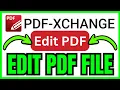 How To EDIT PDF File In PDF XChange Editor QUICK EASY 2026