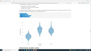 Creating interactive violin plots in R