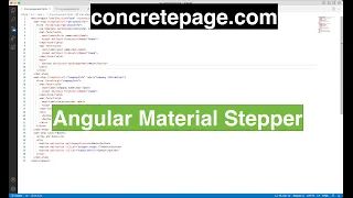 Angular Material Stepper