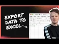Export Google Analytics 4 data to Excel