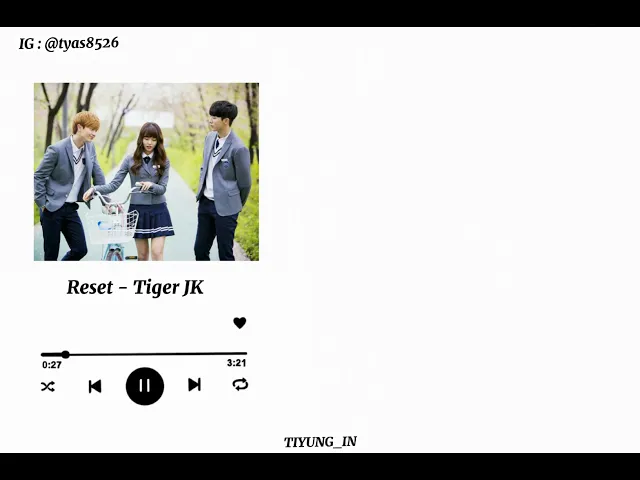 Download MP3 RESET - TIGER JK (FEAT. JINSHIL OF MAD SOUL CHILD) ( Lirik + Terjemahannya  )