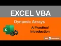 A Practical Introduction to Dynamic Arrays in Excel VBA Manipulate data faster like a Pro