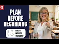 NBPTS Component 3 Plan BEFORE You Writing About Planning Explained