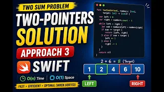 Two Sum in Swift - Approach 3 Two-Pointer Solution Explained